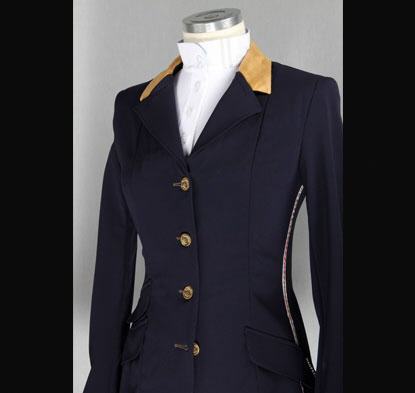 MAN DETACHABLE Damen Reitjacket - navy