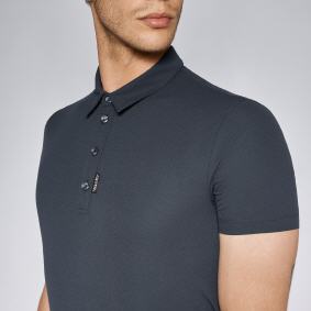 CAV. TOSCANA Herren Poloshirt BUTTON - POU385
