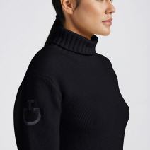 CAV.TOSCANA Damen OVERSIZE Rollkragenpulli -MAD143