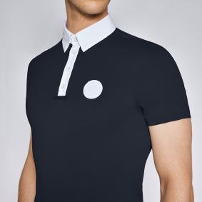 CAV.TOSCANA Herren Reitshirt BUTTON S/S (POU382)