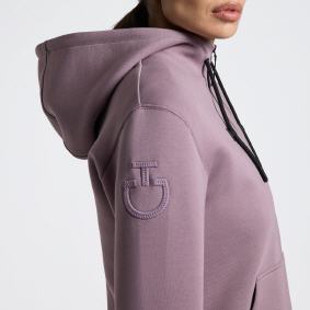 CAV. TOSCANA Damen COTTON ZIP HOODIE (FED131)