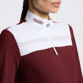 Cav. Toscana LS Reitshirt PLEATED INSERT (CAD282)